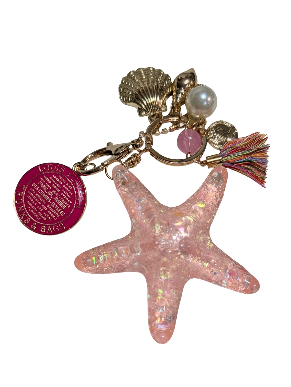 Louis Vuitton Trunks & Bags Charm 35mm, Hot Pink